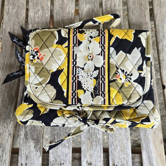 VERA BRADLEY Dogwood Pattern Cosmetics Jewelry Folio Folding Bag - Picture 1 of 5